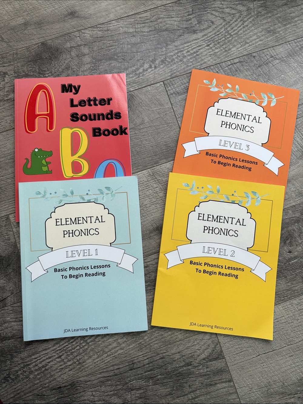 Books for kids how to read Elemental Phonics series by Jady Alvarez.